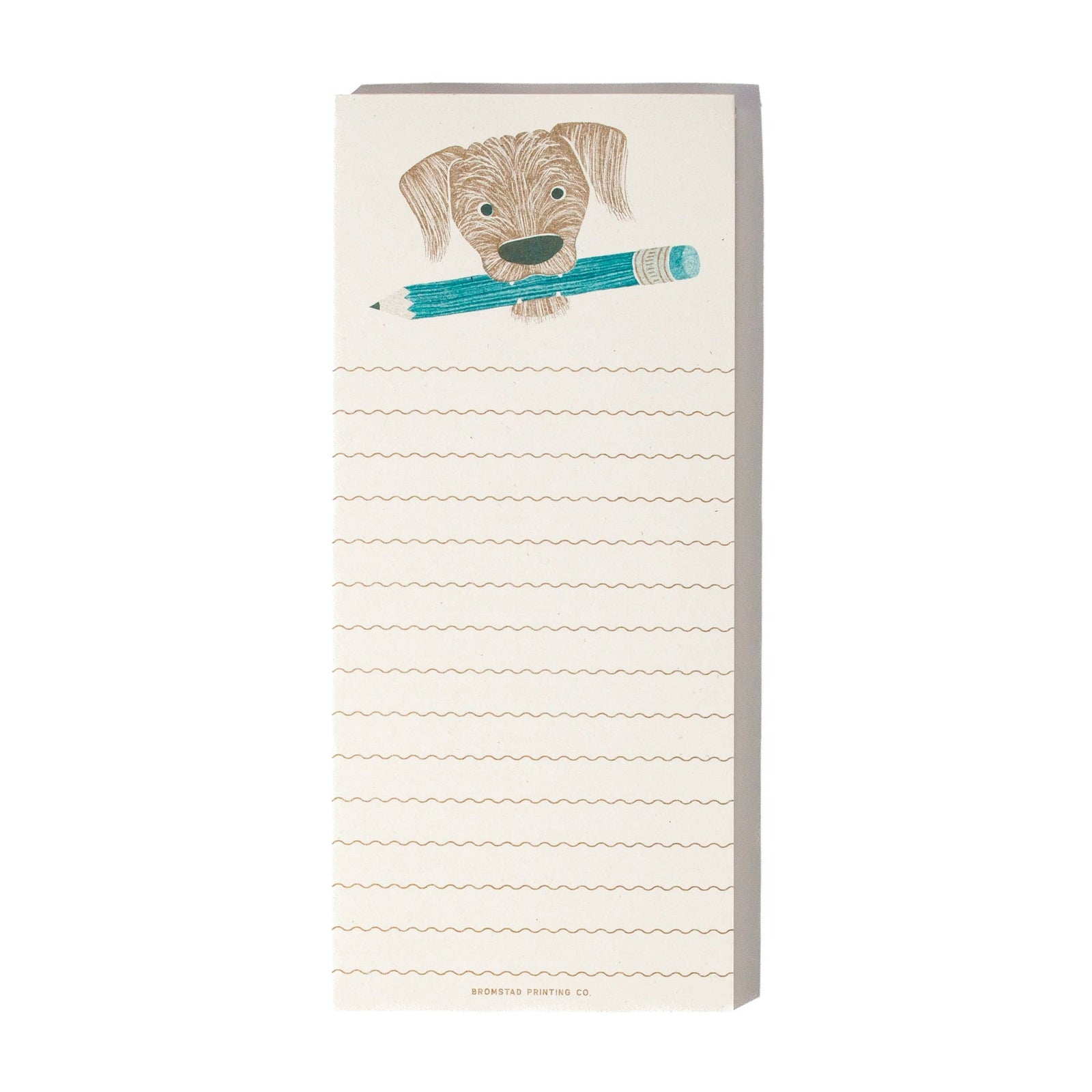 Bromstad Printing Co. Pencil Dog - Tall Notepad