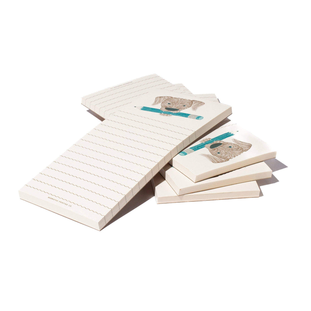 Bromstad Printing Co. Pencil Dog - Tall Notepad