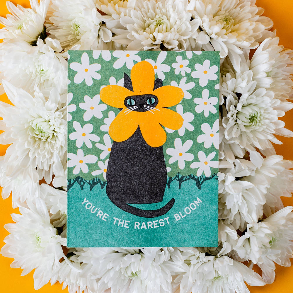 Bromstad Printing Co. Rarest Bloom - Risograph Card