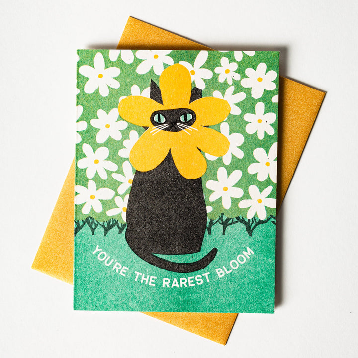 Bromstad Printing Co. Rarest Bloom - Risograph Card