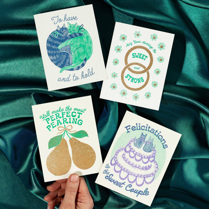 Bromstad Printing Co. To Have And To Hold - Risograph Wedding Card