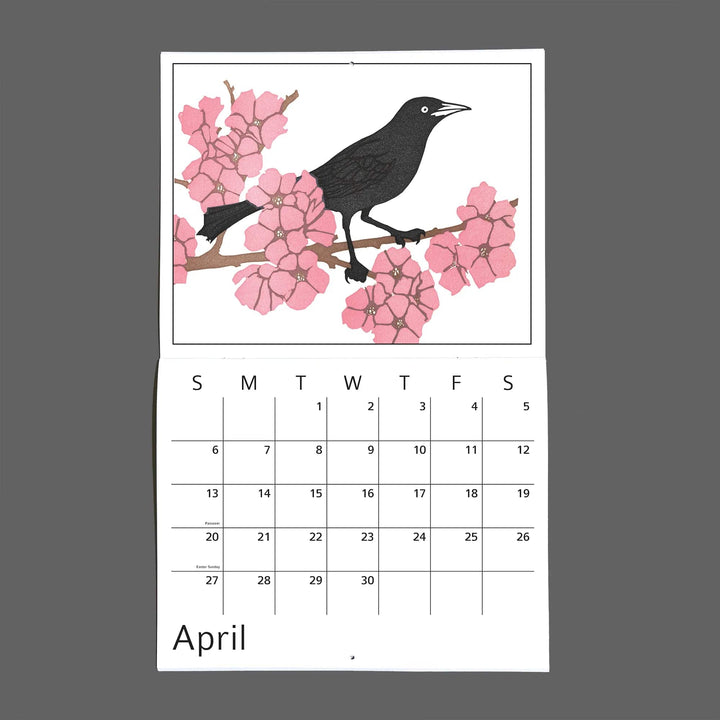 Burdock & Bramble Calendar Twelve Grackles for 2025 Calendar