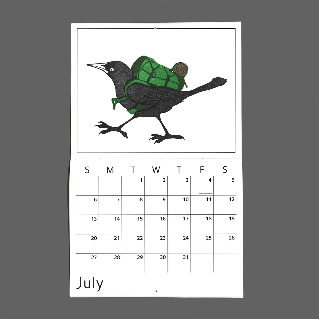 Burdock & Bramble Calendar Twelve Grackles for 2025 Calendar