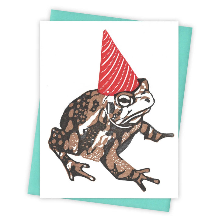 Burdock & Bramble Card Party Animal Toad Card