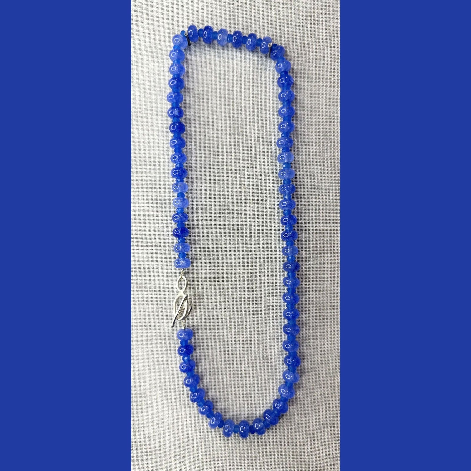 calseá jewelry Blue with Agate Candy Necklace