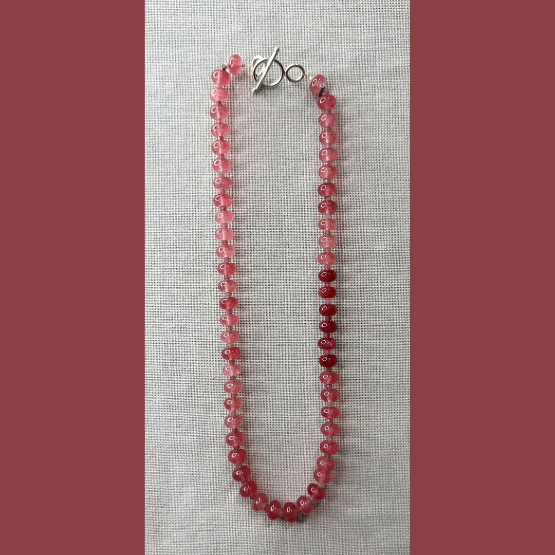 calseá jewelry Pink with Pink Tourmaline Candy Necklace