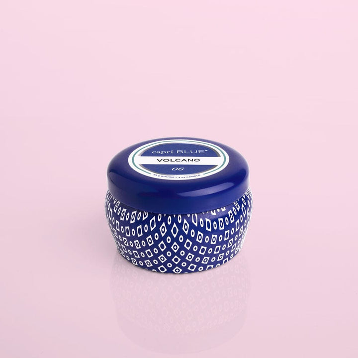 Capri Blue Candle Volcano Blue Mini Tin, 3 oz