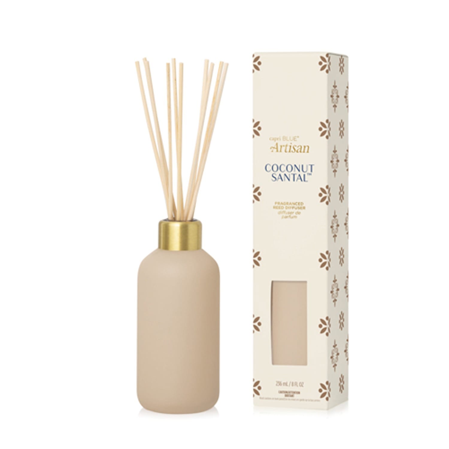 Capri Blue Gifts Artisan Terrazza Velluto Reed Diffuser - Coconut Santal
