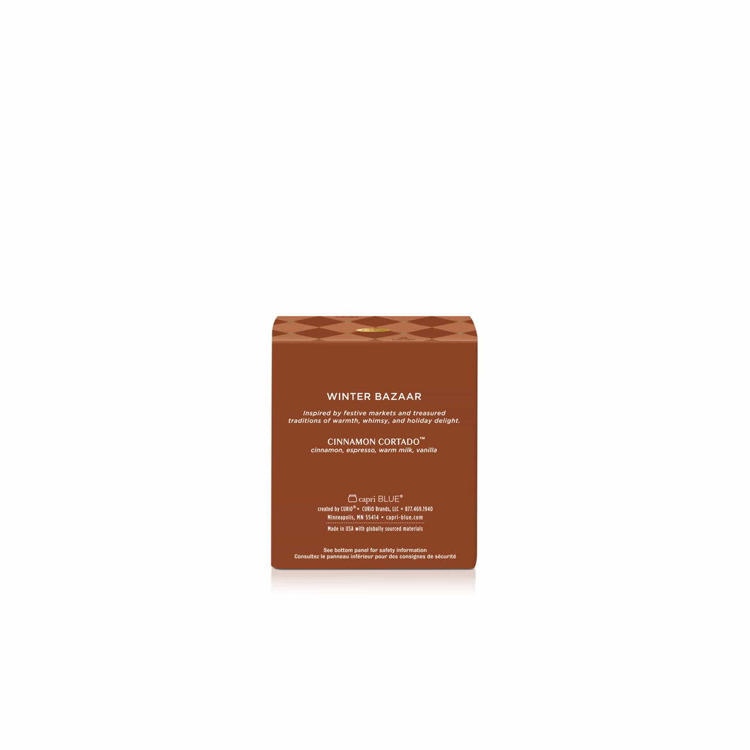 Capri Blue Gifts Cinnamon Cortado Artisan Winter Bazaar Boxed Tumbler