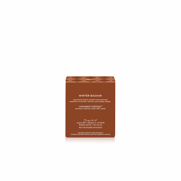 Capri Blue Gifts Cinnamon Cortado Artisan Winter Bazaar Boxed Tumbler