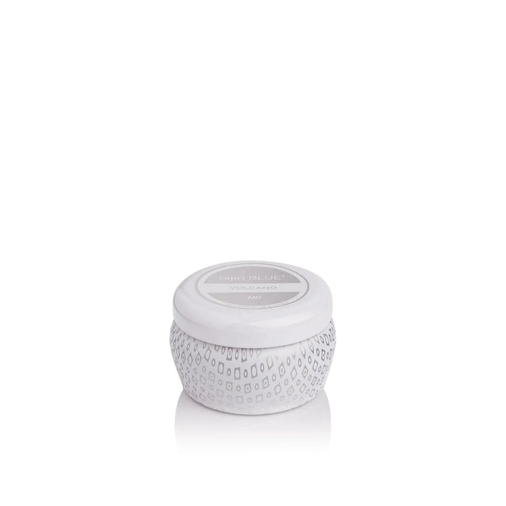 Capri Blue Gifts Volcano White Mini Tin Candle, 3 oz