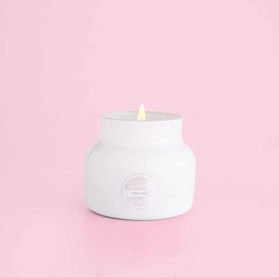 Capri Blue Gifts Volcano White Petite Signature Jar Candle