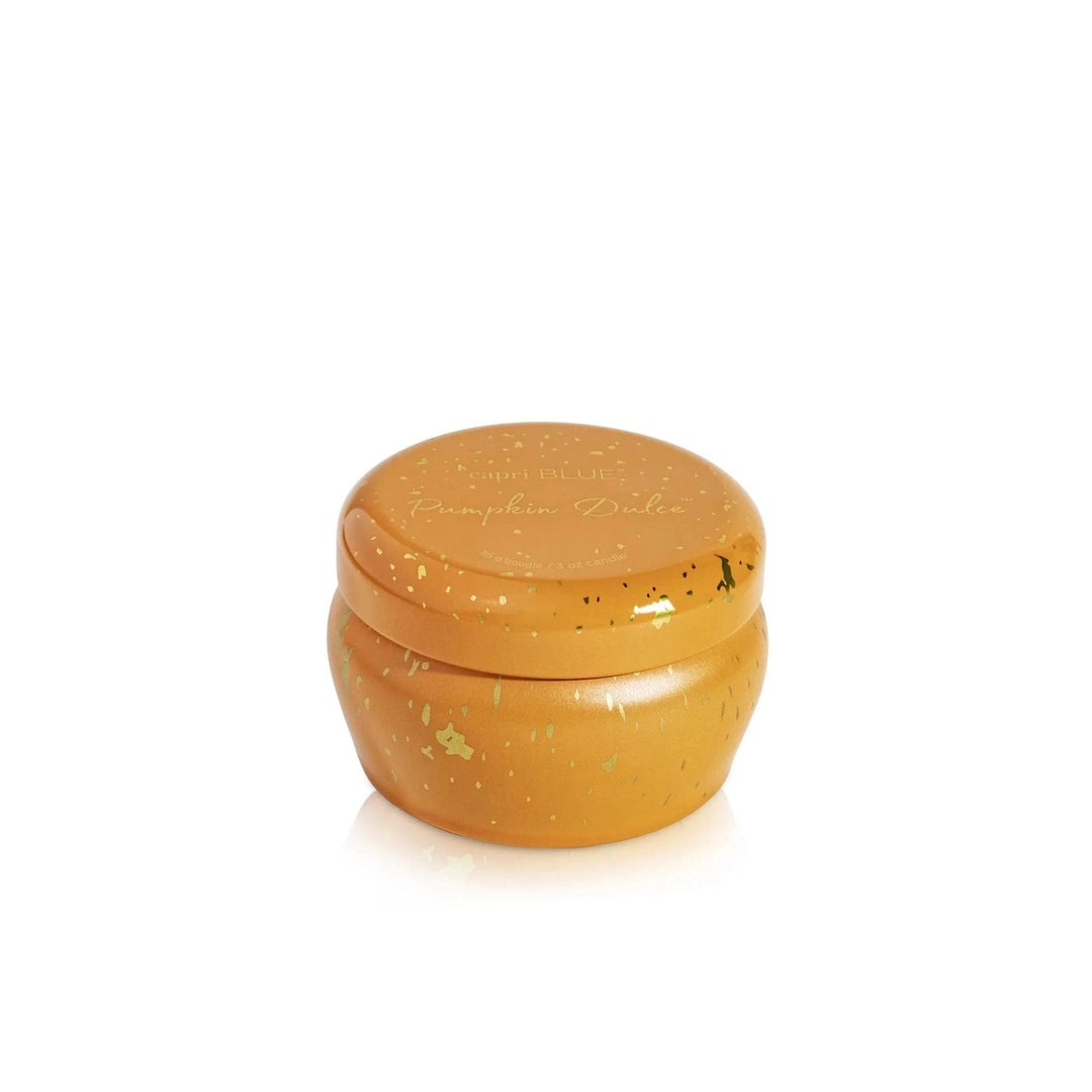 Capri Blue Holiday Pumpkin Dulce Glimmer Mini Tin Candle