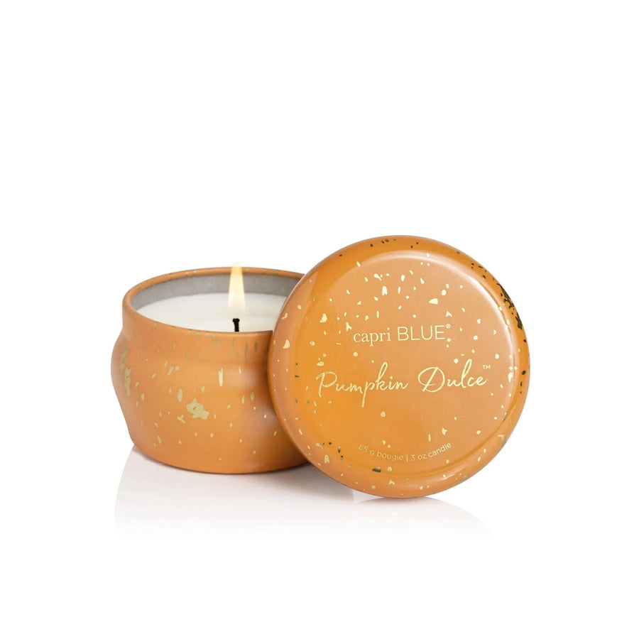 Capri Blue Holiday Pumpkin Dulce Glimmer Mini Tin Candle