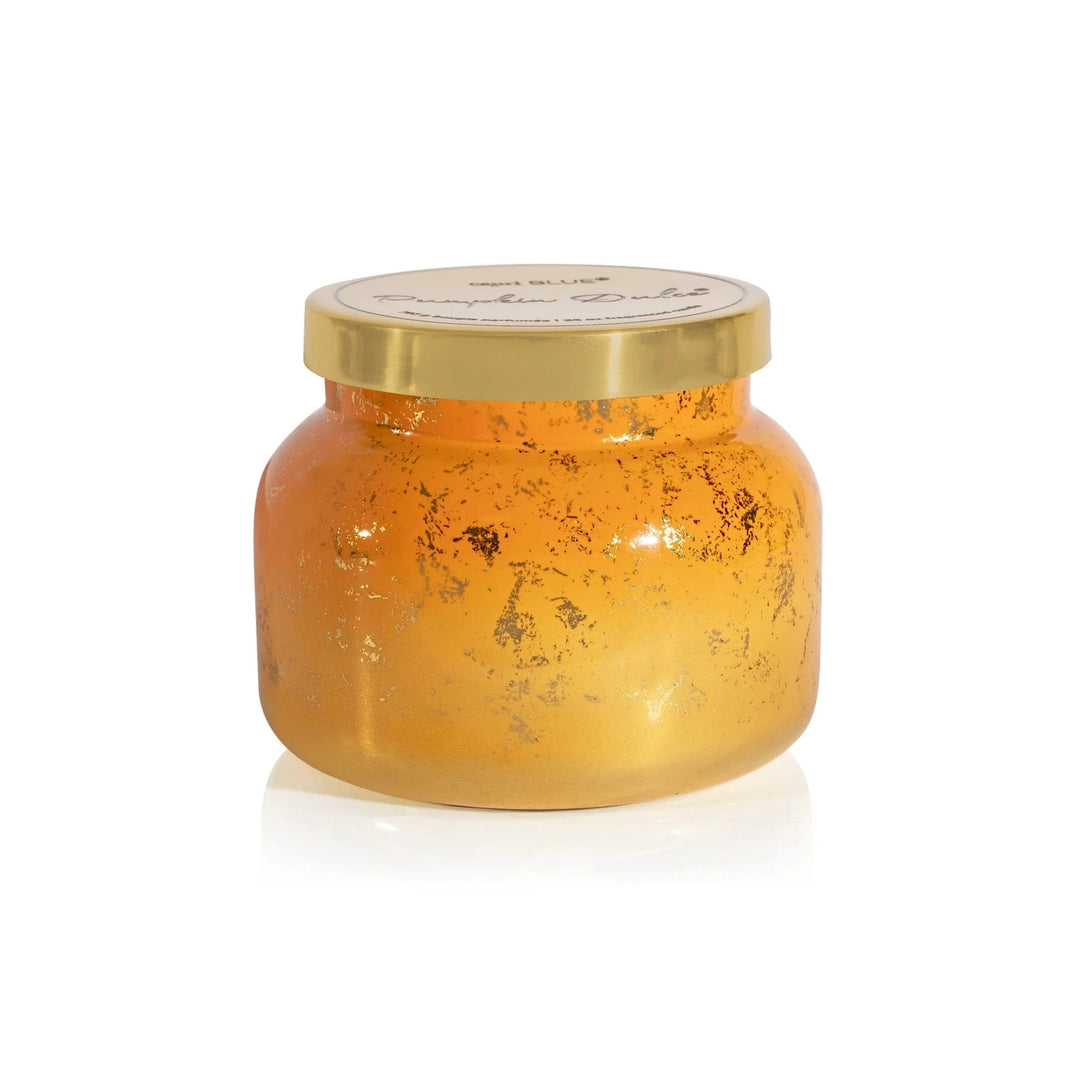 Capri Blue Holiday Pumpkin Dulce Glimmer Oversized Capri Jar Candle