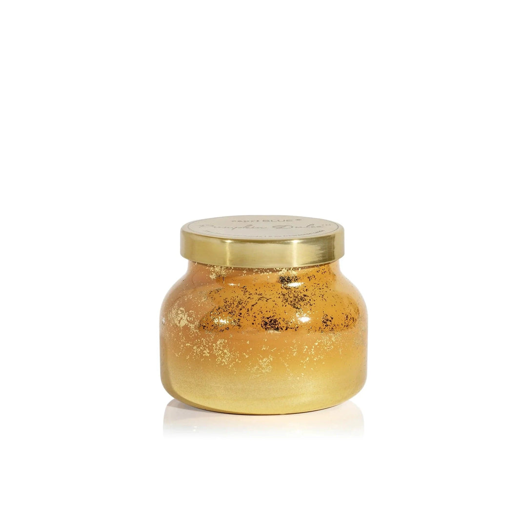 Capri Blue Holiday Pumpkin Dulce Glimmer Petite Jar Candle