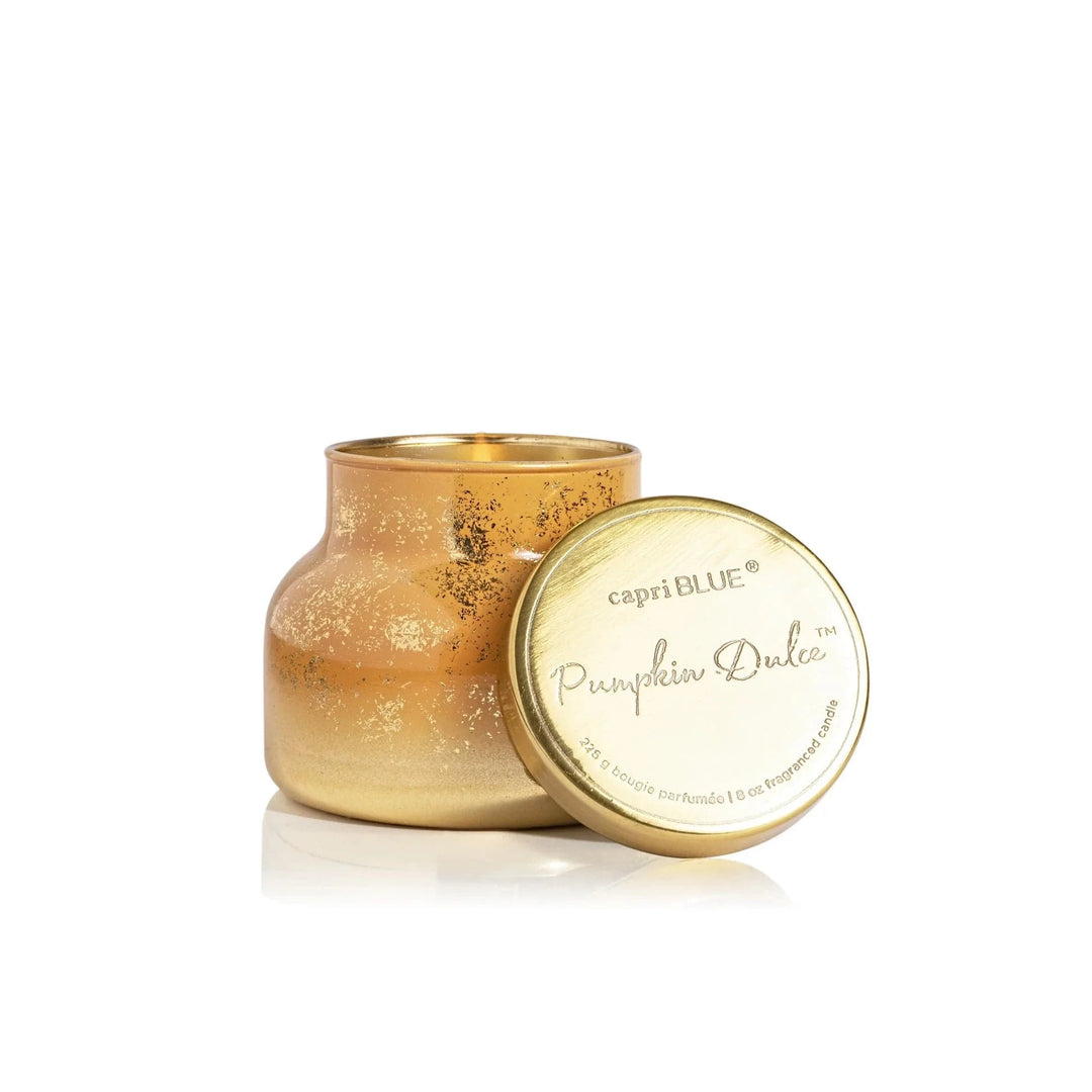 Capri Blue Holiday Pumpkin Dulce Glimmer Petite Jar Candle