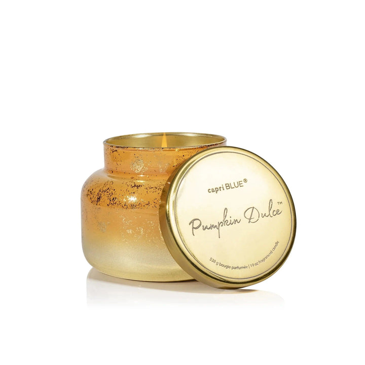 Capri Blue Holiday Pumpkin Dulce Glimmer Signature Jar Candle