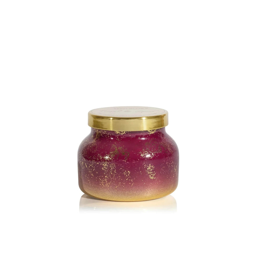 Capri Blue Holiday Tinsel & Spice Glimmer Petite Jar Candle