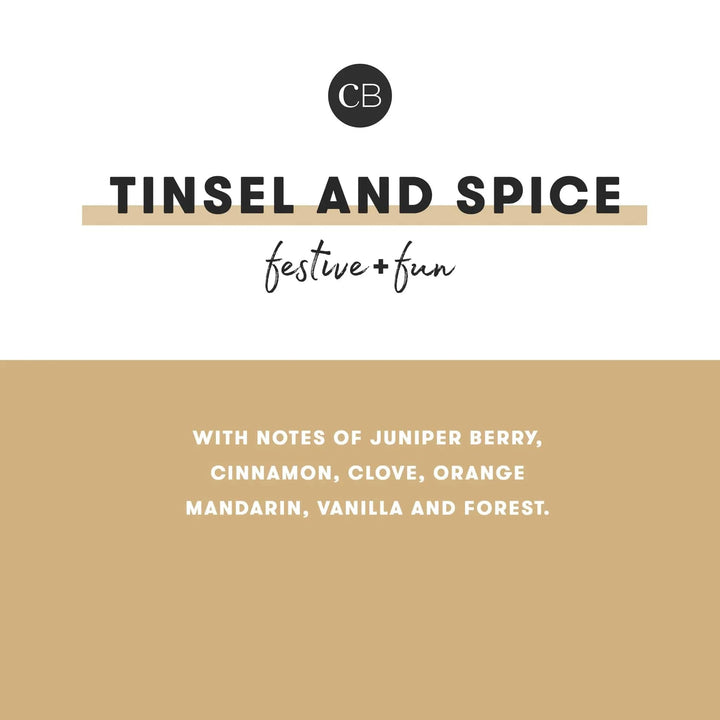 Capri Blue Holiday Tinsel & Spice Glimmer Reed Diffuser