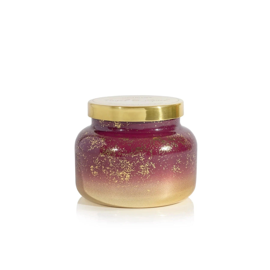 Capri Blue Holiday Tinsel & Spice Glimmer Signature Jar Candle