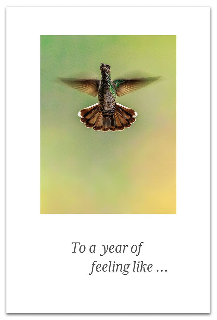 Cardthartic Card High-Flying Hummingbird Birthday Card