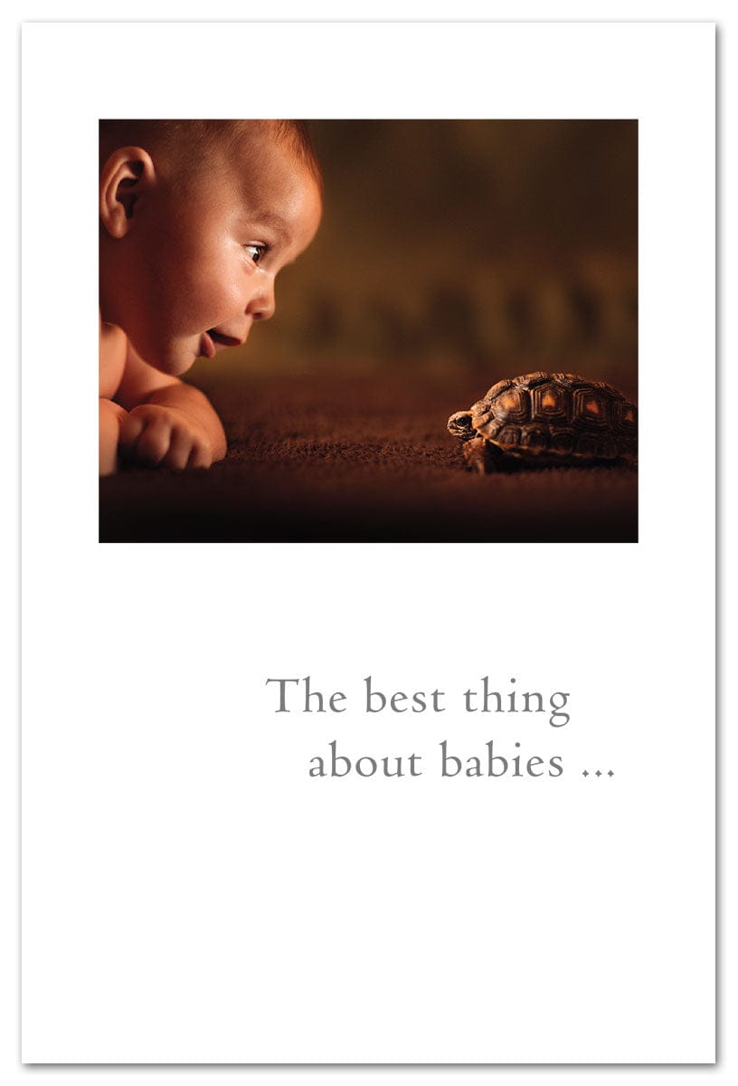 Cardthartic Cards Baby Meets Turtle Card