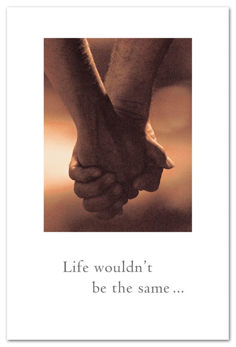 Cardthartic Cards Couple's Clasped Anniversary Hands