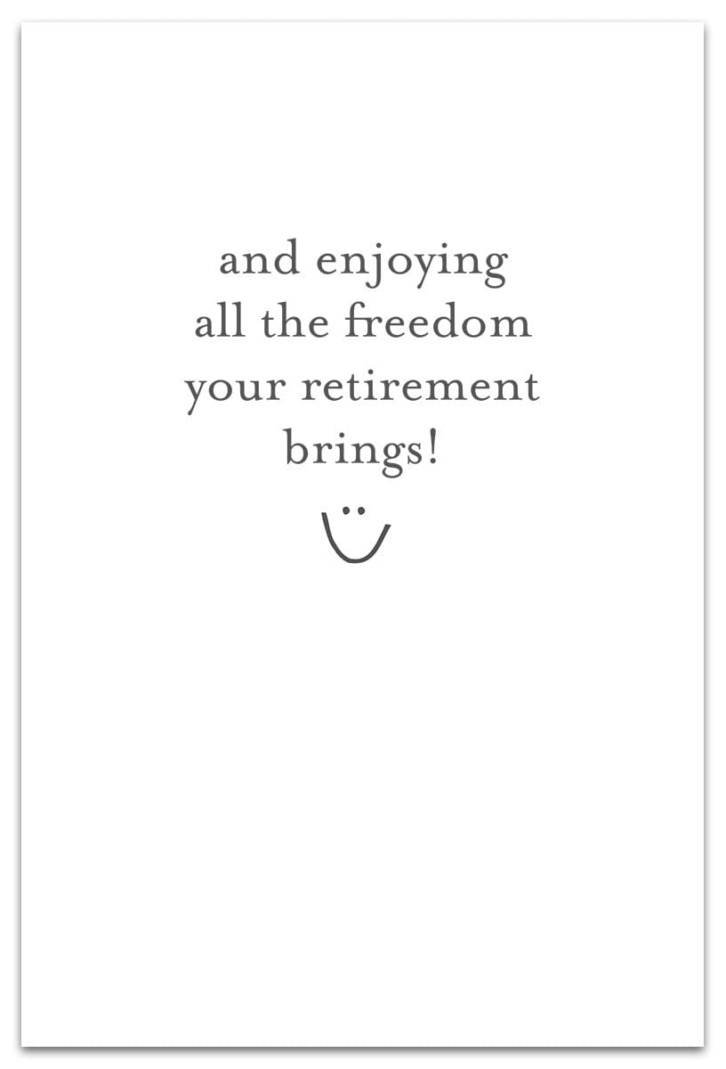 Cardthartic Cards Great Spotted Woodpecker Retirement Card