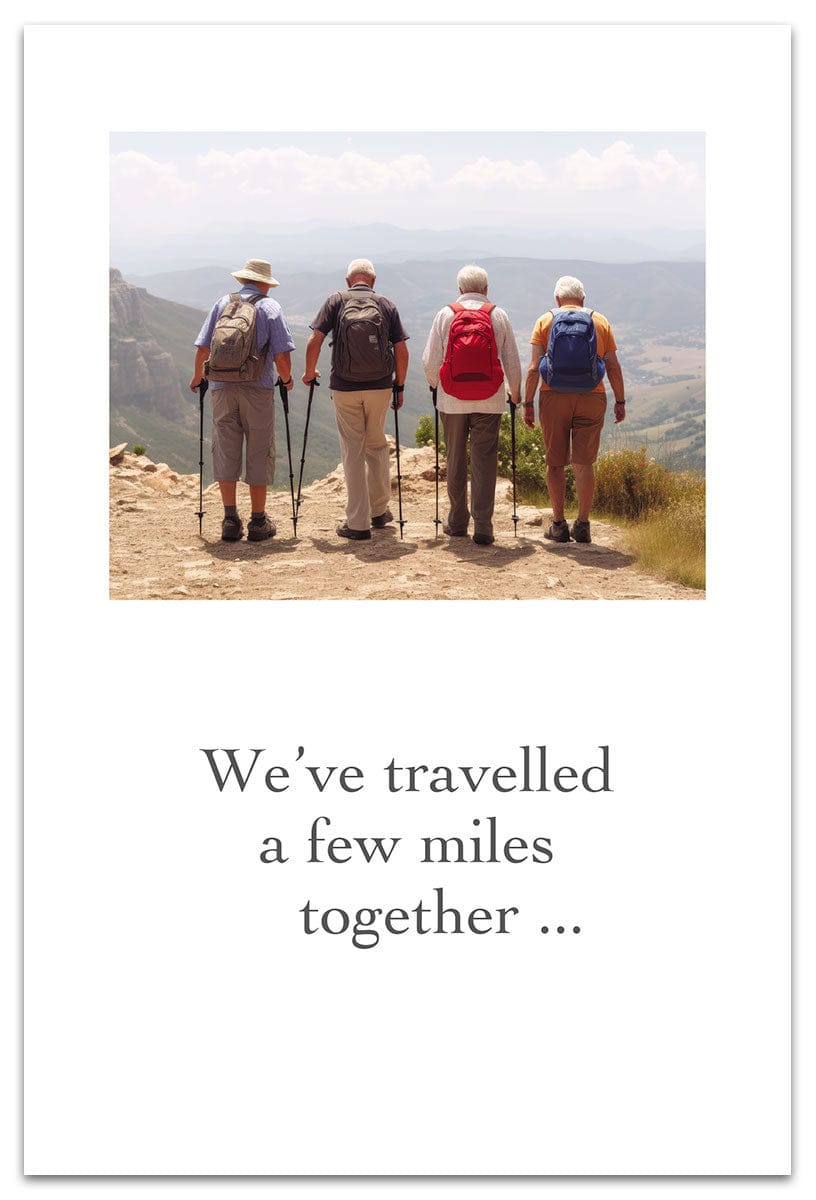 Cardthartic Cards Hikers at Overlook Card