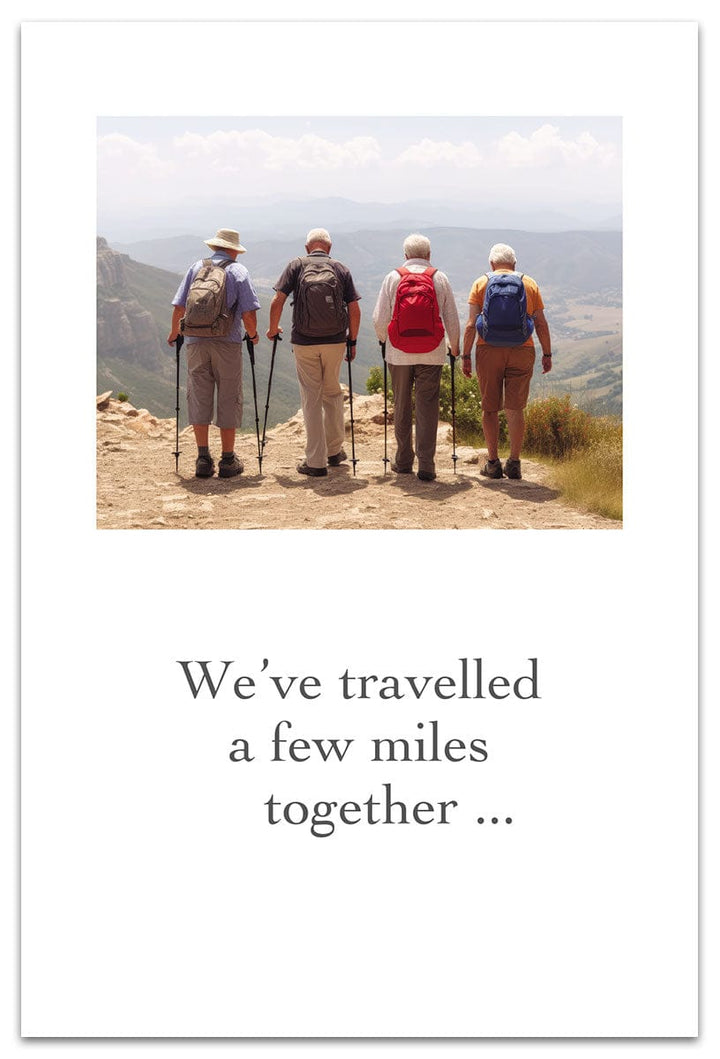 Cardthartic Cards Hikers at Overlook Card