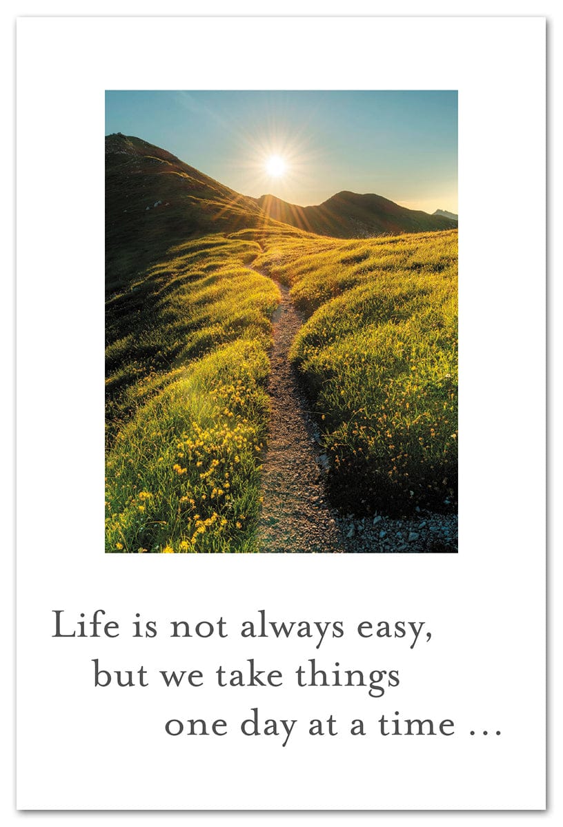 Cardthartic Cards Mountain Path Encouragement Card