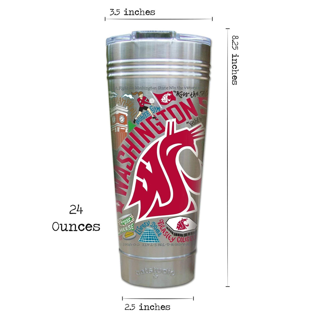 Catstudio Drinkware Washington State University Collegiate Thermal Tumbler