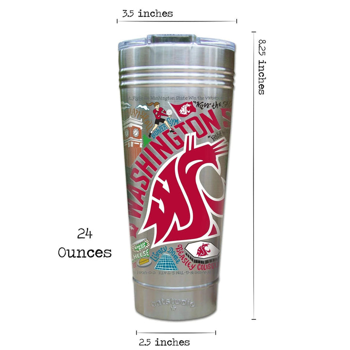 Catstudio Drinkware Washington State University Collegiate Thermal Tumbler