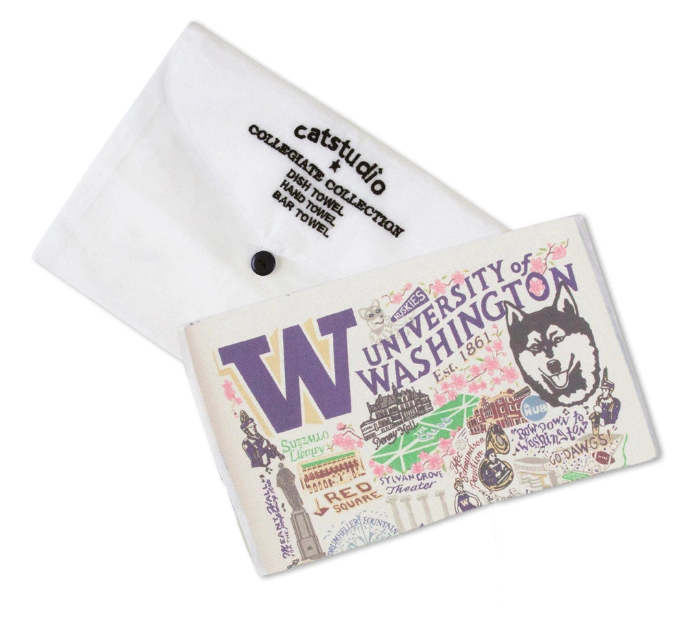 Catstudio Kitchen Towel Washington, University of Collegiate Dish Towel