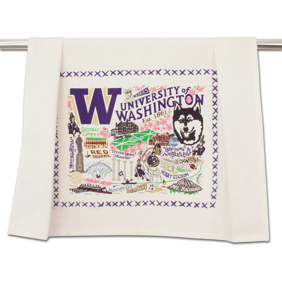 Catstudio Kitchen Towel Washington, University of Collegiate Dish Towel