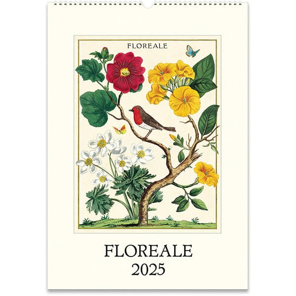 Cavallini & Co. Calendar 2025 Floreale Wall Calendar