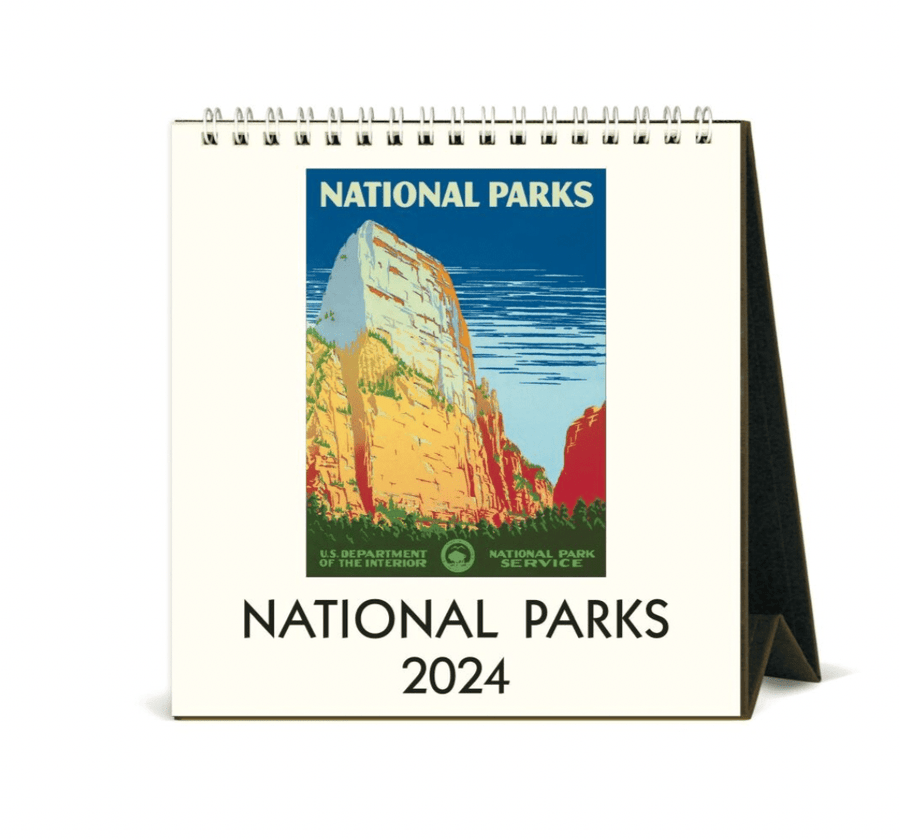 Cavallini & Co. Calendars 2024 Cavallini & Co. National Parks Desk Calendar