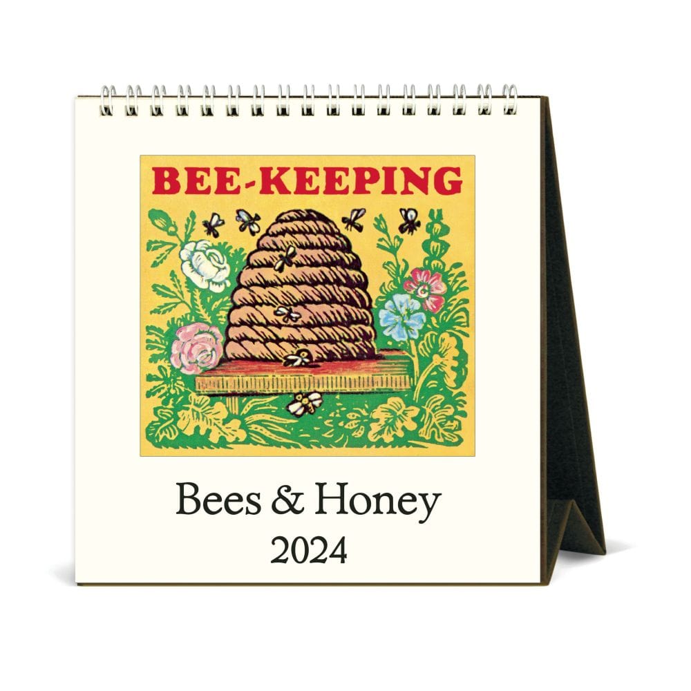 Cavallini & Co. Calendars 2024 Cavallini & Co. Vintage Bees & Honey Desk Calendar