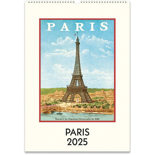 Cavallini & Co. Calendars 2025 Paris Wall Calendar