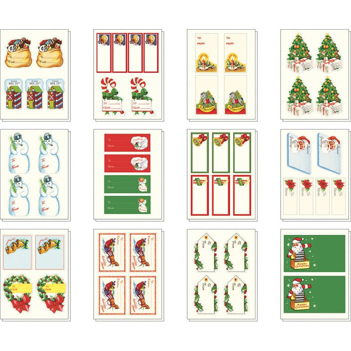 Cavallini & Co. Gift Tags Cavallini & Co Vintage Christmas Stickers