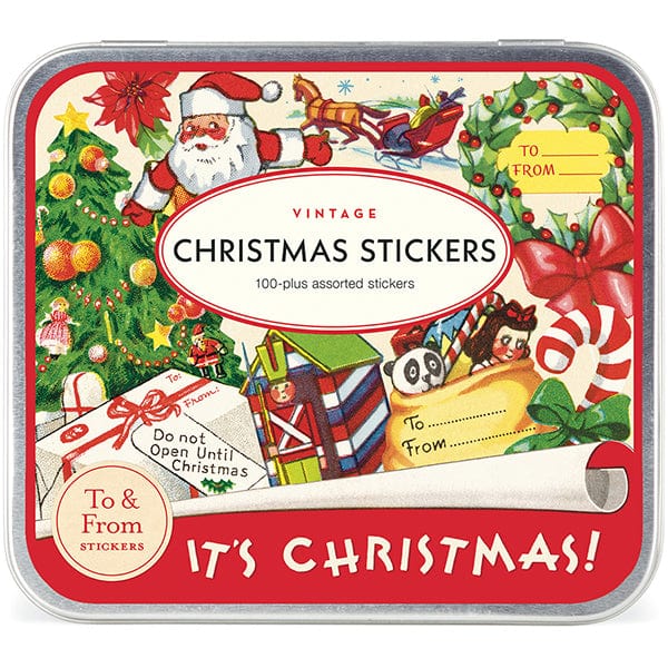 Cavallini & Co. Gift Tags Cavallini & Co Vintage Christmas Stickers