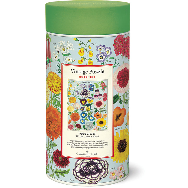 Cavallini & Co. Gifts Cavallini & Co Botanica 1000 Piece Puzzle