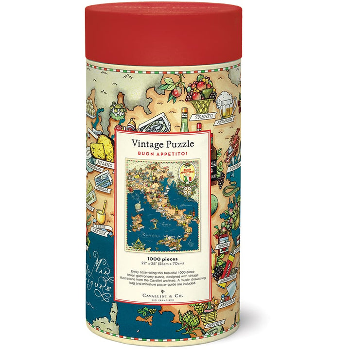 Cavallini & Co. Gifts Cavallini & Co Buon Appetito 1000 Piece Puzzle