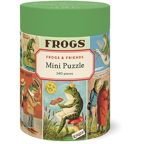 Cavallini & Co. Gifts Cavallini & Co Frogs & Friends 240 Pieces Mini Puzzle