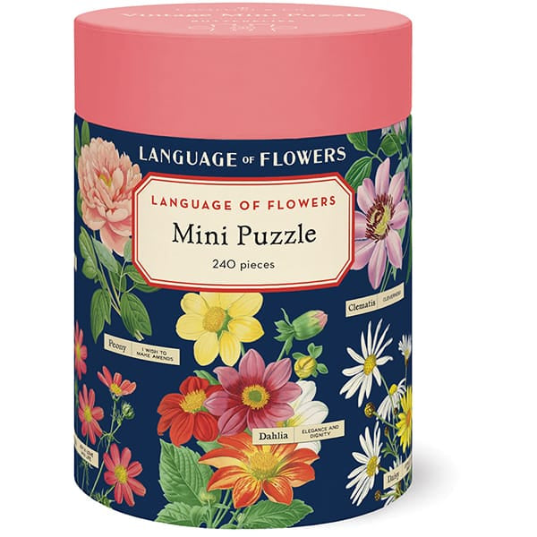 Cavallini & Co. Gifts Cavallini & Co Language of Flowers 240 Pieces Mini Puzzle