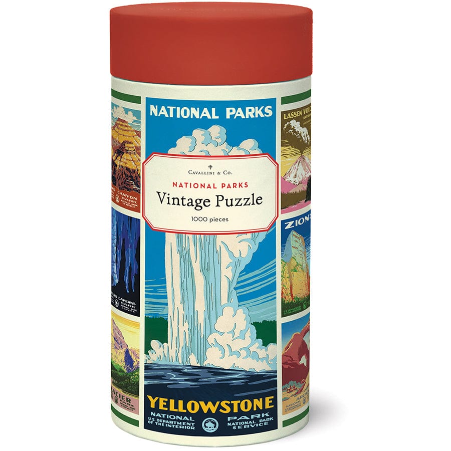 Cavallini & Co. Gifts Cavallini & Co National Parks Posters 1000 Piece Puzzle