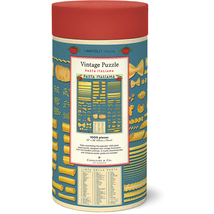 Cavallini & Co. Gifts Cavallini & Co Pasta 1000 Piece Puzzle