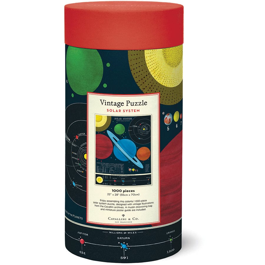 Cavallini & Co. Gifts Cavallini & Co Solar System 1000 Piece Puzzle