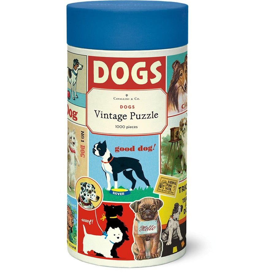 Cavallini & Co. Gifts Cavallini & Co Vintage Dogs 1000 Piece Puzzle
